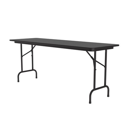 Correll CF Melamine Folding Tables 24x96  Black Granite CF2496M-07